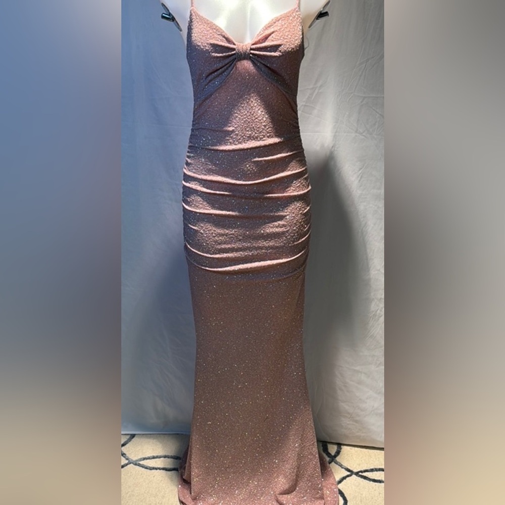 Elegant Pink Evening Gown